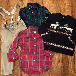 Winter Christmas Boys Outfit